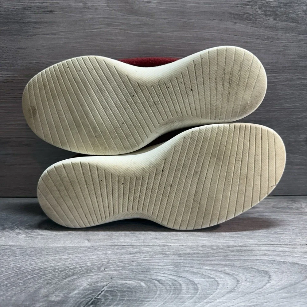 Allbirds Wool Runners Merino WR Athletic Running Shoes Red White Womens Size‎ 6